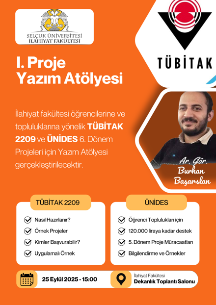 İlahiyat Fakültesinde I. Proje Yazım Atölyesi Gerçekleştirildi